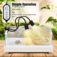 thumbnail image 2 of Lámpara térmica para reptiles TFNN de doble cabezal con pinza UVA UVB 25 W+50 W, 2 of 6