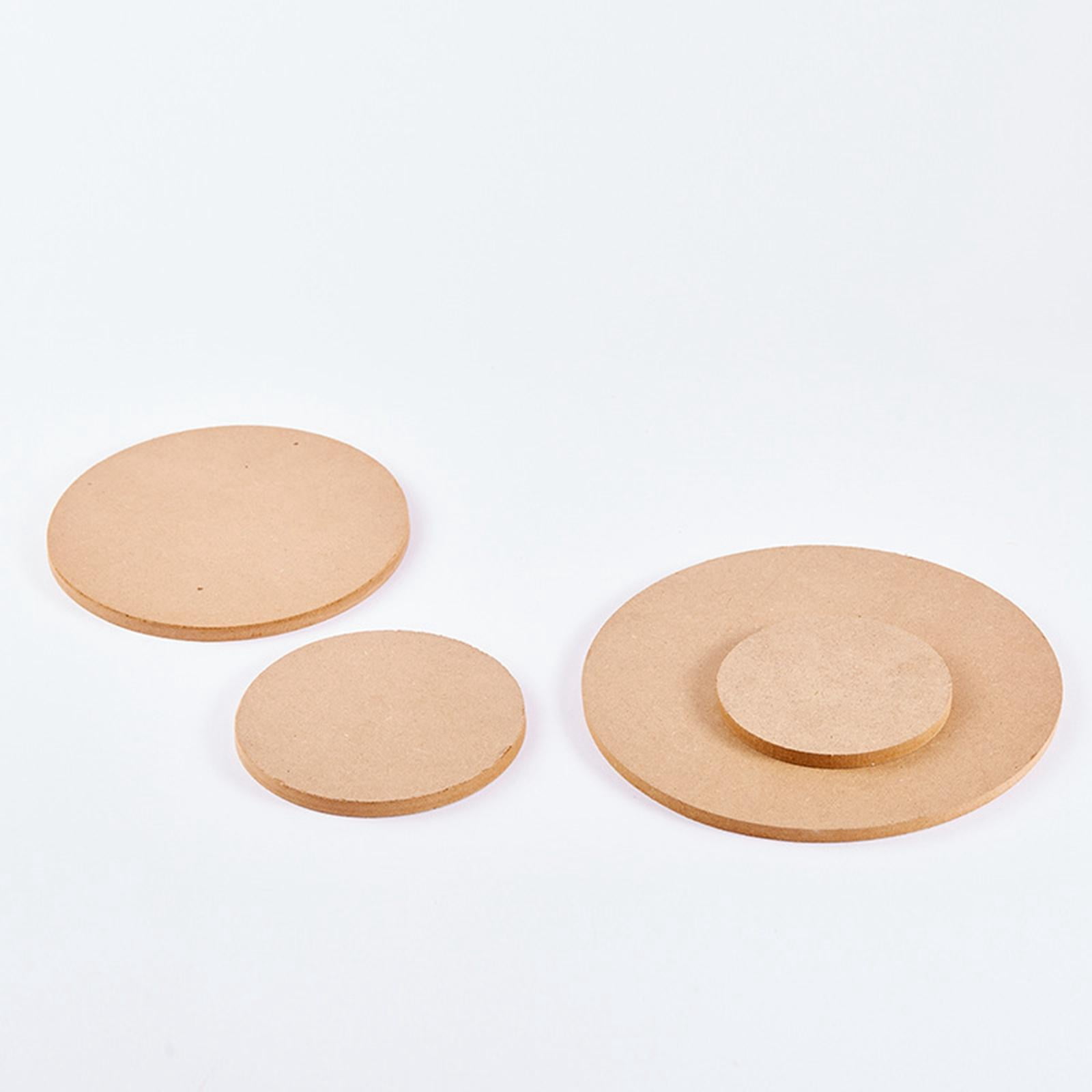 HOMYL 4 Pieces Pottery Wheel Bats Base Hardboard Bats for Ceramics DIY Clay Making