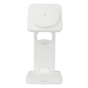 ZSOU 3-In-1 Foldable Magnetic Charging Stand for Phone, Watch & Earbuds, White