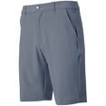 thumbnail image 2 of TGW Men's Flat Front Stretch Waist Performance 11.25" Golf Shorts Blue 35, 2 of 2