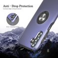 thumbnail image 5 of Galaxy A13 5G Case, Samsung Galaxy A13 5G Case with HD Screen Protector,  [Military Grade] Shockproof Protection Case with 360° Magnetic Ring Holder Kickstand Case for Samsung A13 5G, Blue, 5 of 8