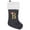 B, variant on Coollooc 17-Inch Monogrammed Christmas Stockings with Embroidered Initial Letter, Velvet with 7.5 inch White Plush Cuff Personalized Christmas Stocking for Xmas Tree Fireplace Family Decor Gifts