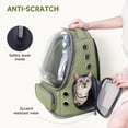 thumbnail image 3 of Mochila para gatos Cawypety, transpirable y transparente, 6 kg, 3 of 7