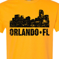 thumbnail image 4 of Inktastic Orlando Skyline with Grunge T-Shirt, 4 of 5