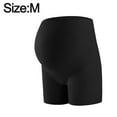 thumbnail image 2 of Black pregnant women's body shaping clothing to prevent thigh scratches, high waist support abdominal safety pants, 2 of 6