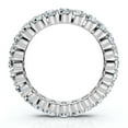thumbnail image 3 of Pompeii 1 - 5 Ct Round Cut Diamond Eternity Ring Lab Grown 14k White Yellow or Rose Gold, 3 of 4