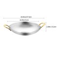 thumbnail image 2 of Cooking Pot Double Handle Cooking Pan Stainless Steel Pan Kitchen Cooking Tool, 2 of 8