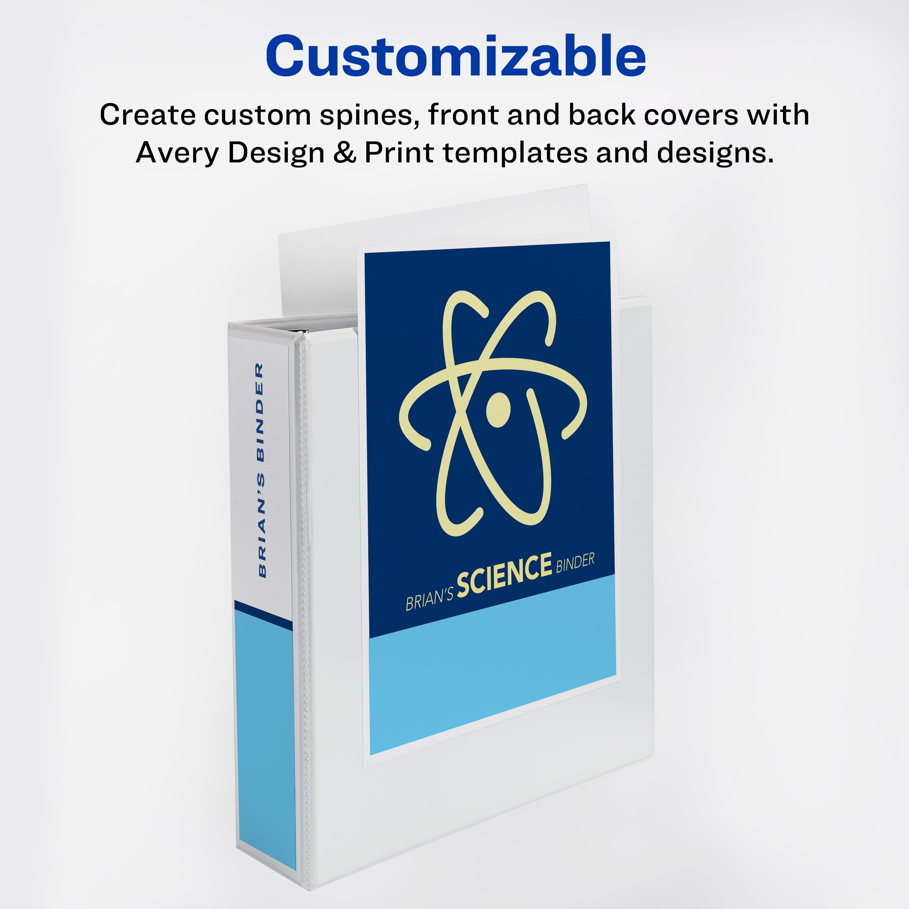 Avery Durable View Binders, 2 inch Rings, 2 Binders (46041)