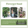 thumbnail image 4 of DEEPCRAFF 1 Pce Support de Fleurs Suspendu avec Panier en Fer Durable pour Balcon et Rambarde Extérieure, 4 of 7