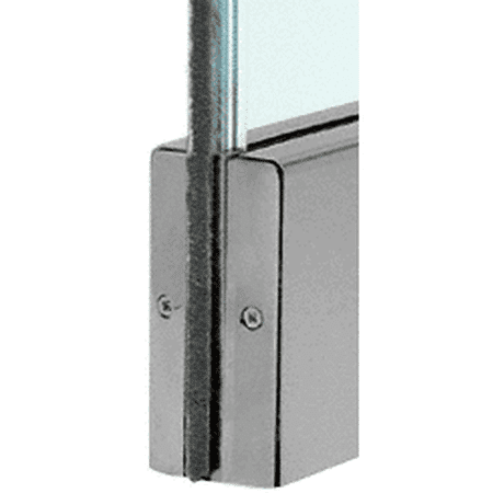 

CRL CSW12BS Brushed Stainless Weatherstrip Kit with Clear Polycarbonate Channel for 4 Square Rail