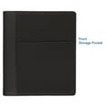 thumbnail image 5 of Cambridge Zipper 3-Ring Binder with Notepad, Calculator, 200 Sheets, 8 1/2" x 11", Black (29516), 5 of 10