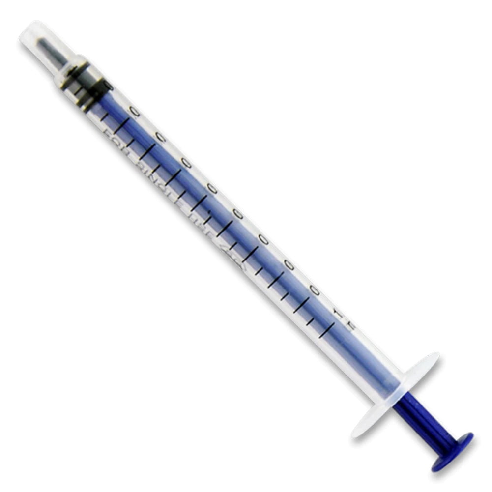 10x 1mL Disposable Plastic Nutrient Syringe Injector Liquid Chemistry Lab Tool
