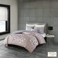 thumbnail image 2 of N Natori Sakura Blossom 3 Piece Cotton Sateen Printed Duvet Cover Set Lilac King, 2 of 5
