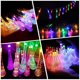 thumbnail image 3 of Paquete de 2 luces solares de cadena para exteriores, luces de gota de agua en forma de lágrima para exteriores, luces solares de Navidad impermeables para jardín, patio, árbol, fiesta, decoració, 3 of 5