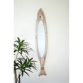 thumbnail image 2 of Kalalou CYUY1027 Carved Wooden Fish Mirror, 47-inch Length, 2 of 2