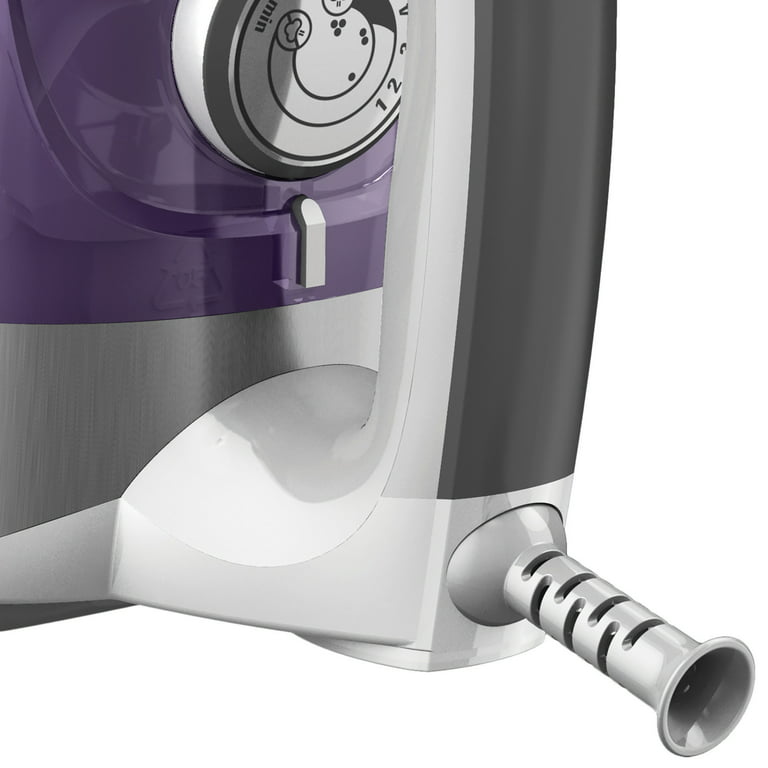 Black+Decker, Professional Steam Iron with Stainless Steel Soleplate,  Purple, IR1350S-T 