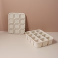 thumbnail image 4 of 12 Grid Ice Cube Mold Silicone Ice Cube Tray Square Tray Mould Easy Release Silicone Ice Cube Forms Bar Kitchen Accessories, 4 of 10