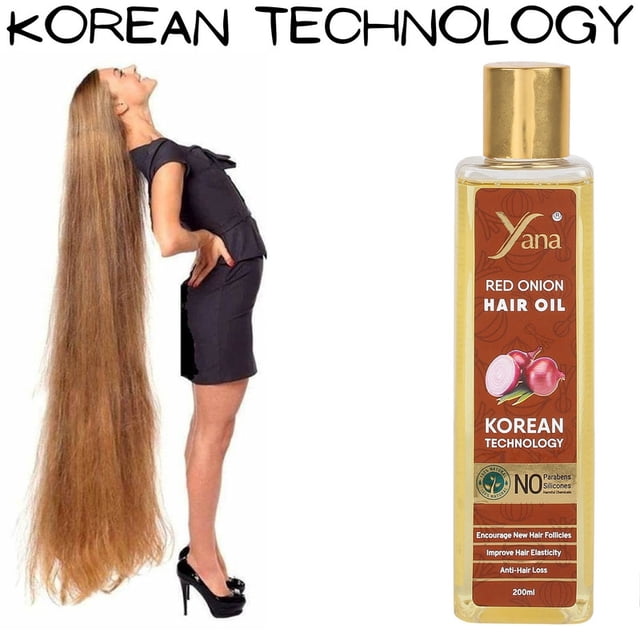 Yana Huile Capillaire aux Graines Rouges et Noires pour le Contrôle de la Chute et la Croissance, Fortifie les Cheveux Frisottés et Secs / Huile Capillaire / pour la Pousse des Cheveux / pour Cheveux Frisottés / Traitement à l'Huile Capillaire Chute de Cheveux