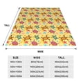thumbnail image 3 of Pofeuu Sea and Sand Print Ultra-Soft Micro Fleece Blanket,for Bed Or Sofa,All Season Throw Blankets Flannel Blanket-50"x40", 3 of 7