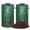 Green-2pack, variant on Compost Bins Outdoor, Composting Bin for Outside Garden, Reusable Garden Yard Waste Bag, 34 Gallon (2 Pack)