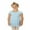 Light Blue, variant on Elowel Girls' Ruffle Short Sleeve Skirted Leotard White (size-4-6 )