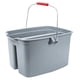 thumbnail image 1 of CUBETA DOBLE DE PLASTICO RUBBERMAID MODELO FG262888GRAY CAPACIDAD DE 18 LTS COLOR GRIS, 1 of 3