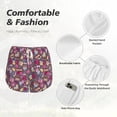 thumbnail image 6 of Lsque Doodles Wedding Printed Women's Running Shorts with Liner Pockets,Elastic Quick Dry Workout Athletic Gym Yoga Shorts,Womens High Waist Shorts-Medium, 6 of 9