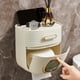 thumbnail image 1 of Caja para guardar papel higiénico | Portarrollos de papel higiénico hermético con cajón | Organizador de rollos de plástico a prueba de fugas | Soporte de pared para papel higiénico y teléfono móvil, 1 of 8