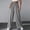 Gray, variant on Wide Leg Pants for Women Flowy Loose Casual Drawstring Elastic Waist Trousers with Pockets Summer Beach Vacation Clothes