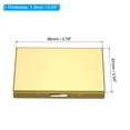 thumbnail image 2 of Uxcell RFID Credit Card Holder Metal Wallet Stainless Steel Business Card Holder for Women Men Gold Tone, 2 of 6