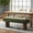 Green, variant on Sailvan 60" Boucle Dining Bench,Upholstered Kitchen Seating with Walnut Legs,Modern Indoor Bench for Entryway and Living Room Green