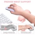 thumbnail image 6 of LQQBOX 1 Pcs Wrist Rest, Pig Shaped Cute Mouse Pad Wrist Support, Mini Ergonomic Wrist Support, Wrist Rest Pad for Computer Keyboard and Mouse, Office Work and Gaming-Pink, 6 of 7