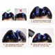 thumbnail image 5 of Pinzas para dar volumen a la raíz del cabello, juego de 4 unidades, color morado – Sin calor, elevación rápida, autoagarre, peinado para mujeres, 5 of 5
