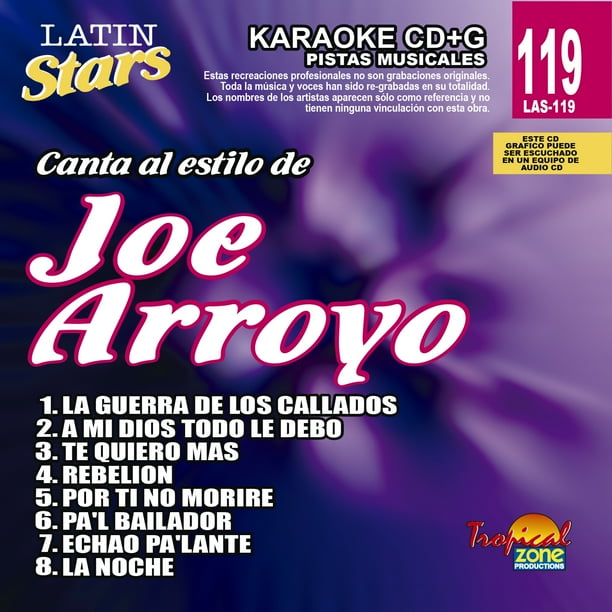 Karaoke Latin Stars 119 Joe Arroyo Walmart Com Walmart Com