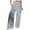 Dark Gray Tie Dye Palazzo Pants, variant on Women's Trendy Tie Dye Wide Leg Pants Loose Fit Drawstring Stretchy Palazzo Pants Soft Comfy Pajama Pants Gray XL