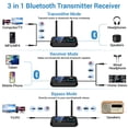 thumbnail image 3 of Transmisor y Receptor Bluetooth ifofo Bluetooth 5.3 con Pantalla, 3 of 7