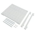thumbnail image 2 of Étagère de Rangement Extensible pour Armoire, Étagère de Tension pour Placard et Unités de Rangement à Tringle, Organisateur d'Étagère Empilable pour Chaussures pour Garde-Robe, Placard Cuisine, 2 of 8