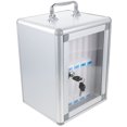 thumbnail image 1 of HAMPPLIES Metal Phone Locker Box with Handle Sturdy Mobile Phone Organizer for Conference Rooms, 1 of 6