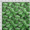 thumbnail image 4 of oneOone Cotton Poplin Green Fabric Florals Diy Clothing Quilting Fabric Print Fabric By Yard 42 Inch Wide, 4 of 6