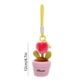 thumbnail image 2 of Keychains for Keys Women - 4.7 Inch Cute Green Plant Potted Desktop Decor with Plush Doll Keychain - Keychains for Backpacks - Artificial for Home Desk Shelf Decoration Holiday Birthday Gifts D, 1Pcs, 2 of 5