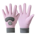 thumbnail image 3 of NAISIBABY Big Kids Winter Gloves (7-14T), Thermal Full Finger Waterpoof Boys Girls Snow Cycling Gloves Pink, 3 of 9