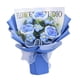 thumbnail image 1 of Ramo de flores de crochet con acabado ligero para San Valentín Azul, 1 of 9