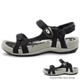 thumbnail image 2 of GP Signature SNAP LOCK Sandals for Women: 9179 Black Grey, EU36 (US Size 5.5 - 6), 2 of 8