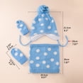 thumbnail image 2 of Gorro De Invierno Para Niños, Conjunto De Guantes Y Bufanda Para Bebés, Gorro De Punto Para Niños, Gorro De Bebé, Gorro Cálido De Invierno Para Niños Moyic AP007547-02, 2 of 5