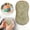 Khaki, variant on Yellow Kitchen & Bathroom Scrub Sponge, Microfiber Dish & Multi-Surface Cleaning Pad, Non-Scratch, Reusable, 1 Pack