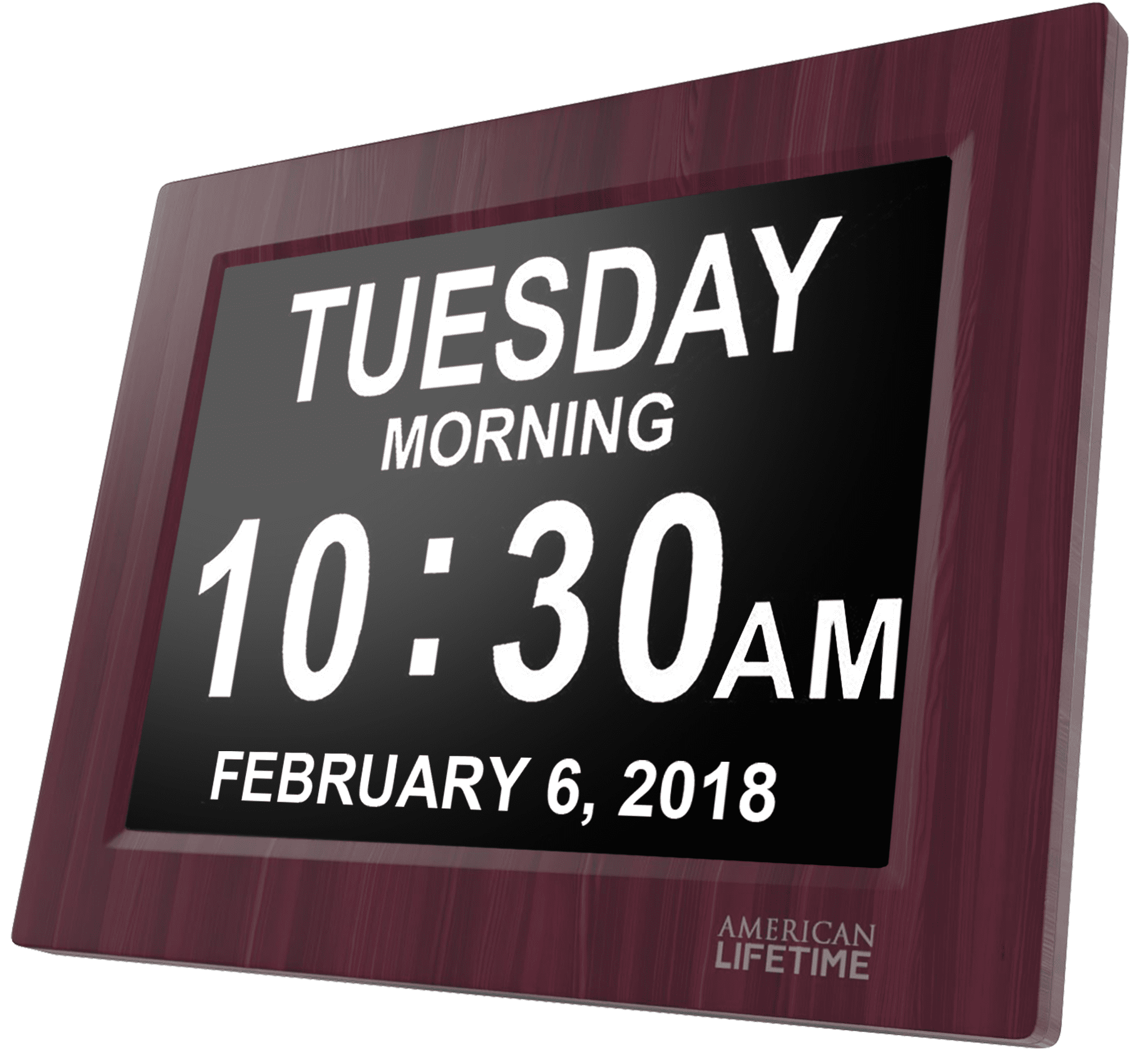 American lifetime newest version 12 inch day clock extra large 