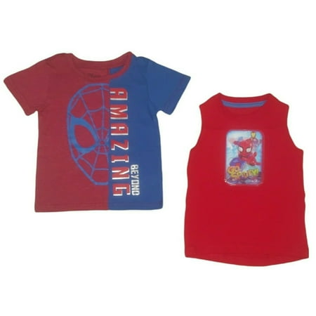 

Spider-Man Toddler Boys T-Shirt and Tank Top Set