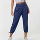 thumbnail image 3 of Pantalones cortos holgados de yoga con bolsillos para mujer - Cómodos pantalones capri para correr, 3 of 6