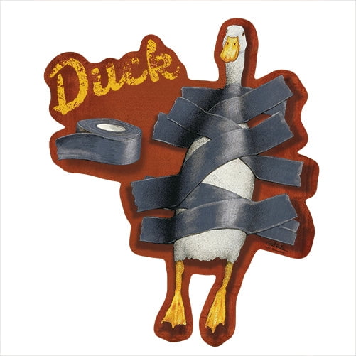 Duck Tape Novelty Sign | Indoor/Outdoor | Funny Home Décor for Garages, Living Rooms, Bedroom, Offices | SignMission personalized gift Wall Plaque Decoration