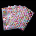 thumbnail image 3 of Baohd 5 Pcs Autocollants d'Embellissement de Gemmes en Strass Cristal Multi 6mm, 3 of 8